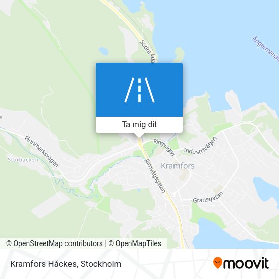Kramfors Håckes karta