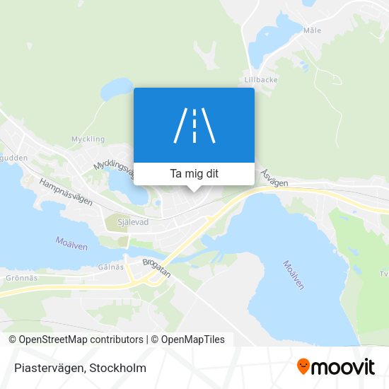 Piastervägen karta