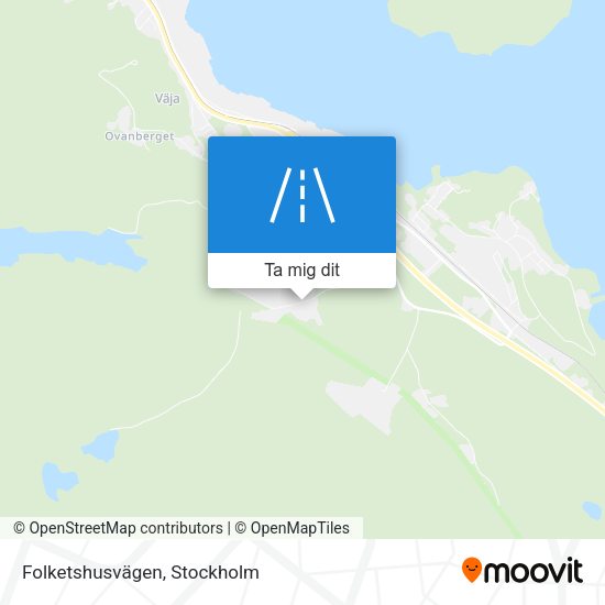 Folketshusvägen karta