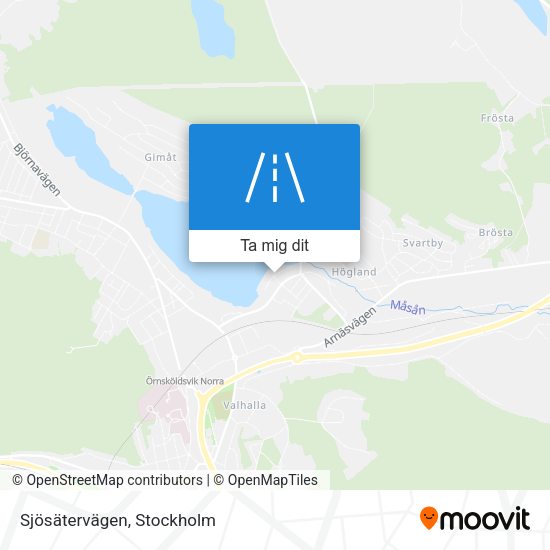 Sjösätervägen karta