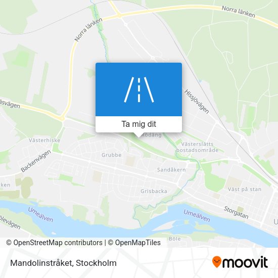Mandolinstråket karta