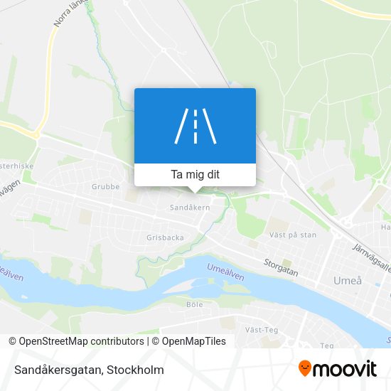 Sandåkersgatan karta