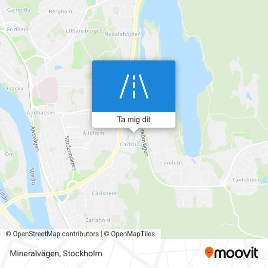 Mineralvägen karta
