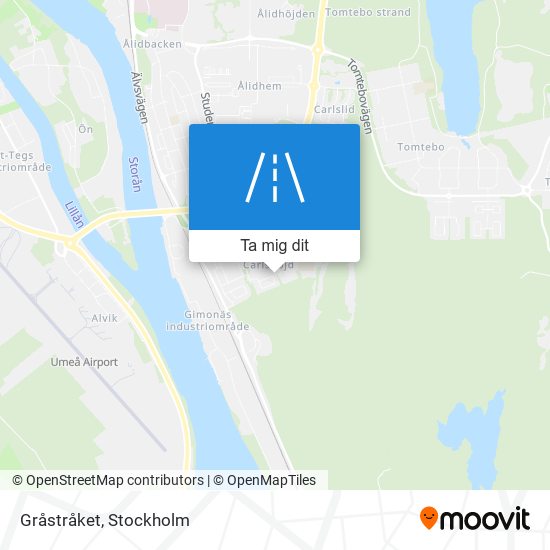 Gråstråket karta