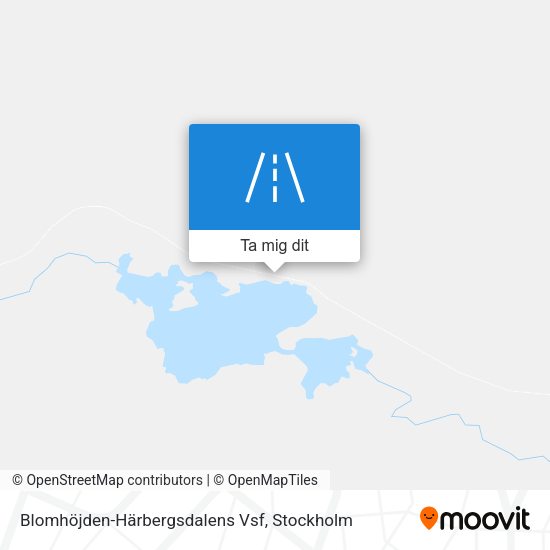 Blomhöjden-Härbergsdalens Vsf karta