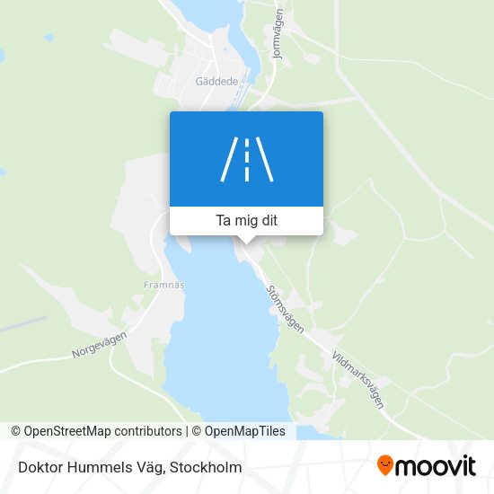 Doktor Hummels Väg karta