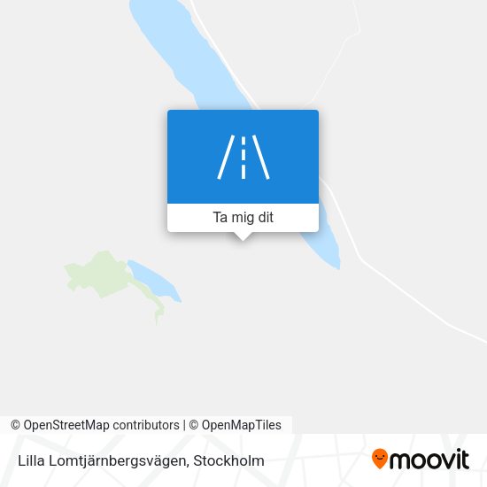 Lilla Lomtjärnbergsvägen karta