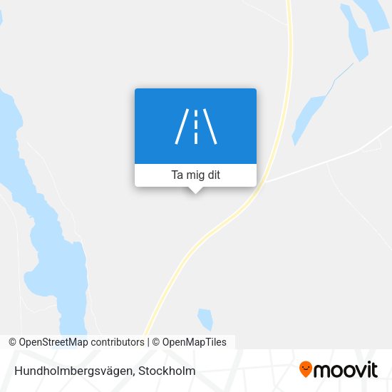 Hundholmbergsvägen karta