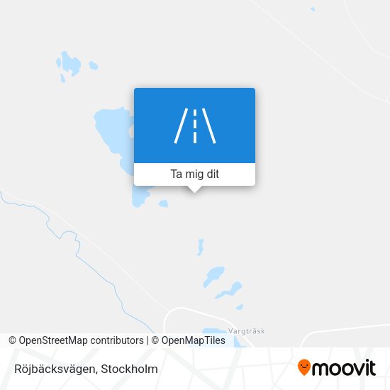 Röjbäcksvägen karta