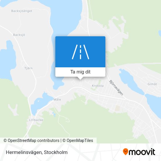 Hermelinsvägen karta