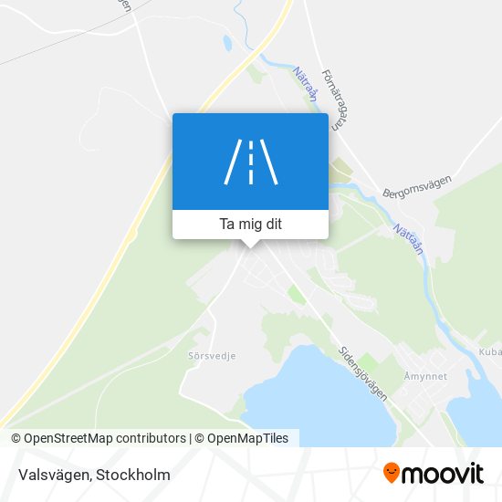 Valsvägen karta