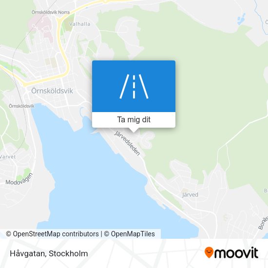 Håvgatan karta