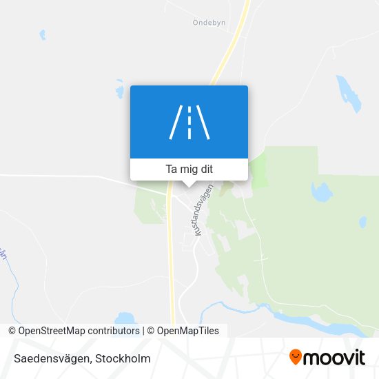 Saedensvägen karta