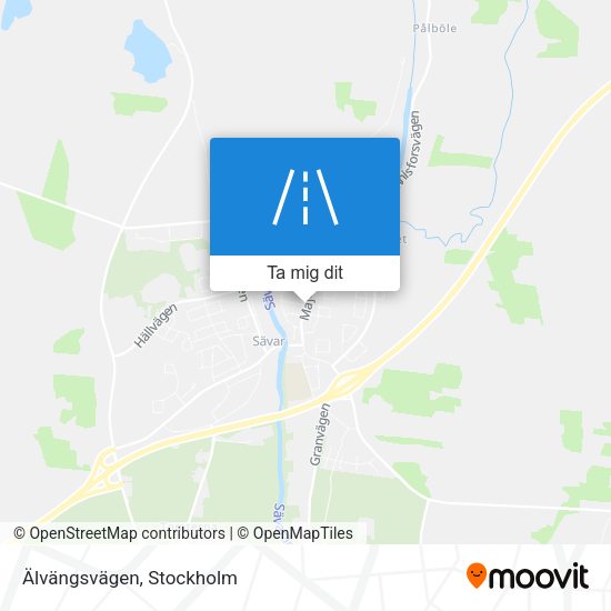 Älvängsvägen karta