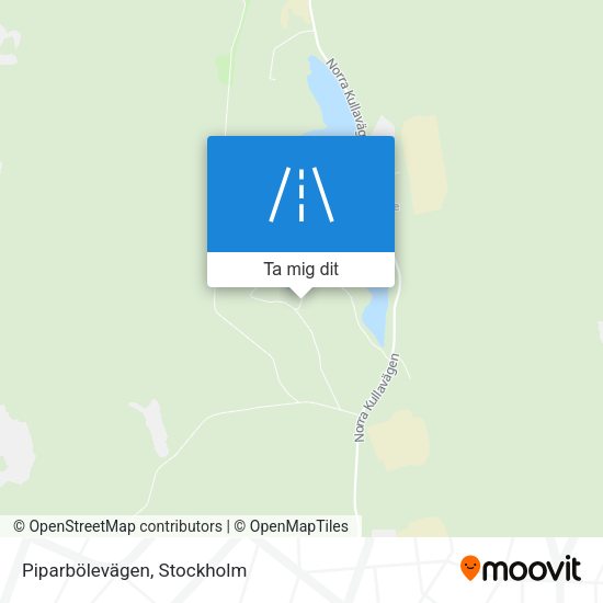 Piparbölevägen karta