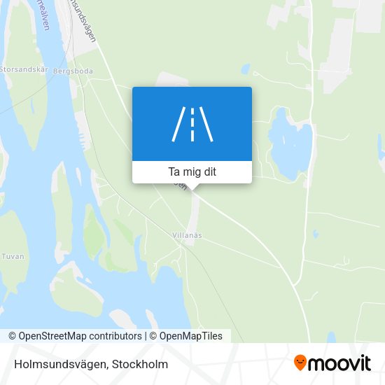 Holmsundsvägen karta
