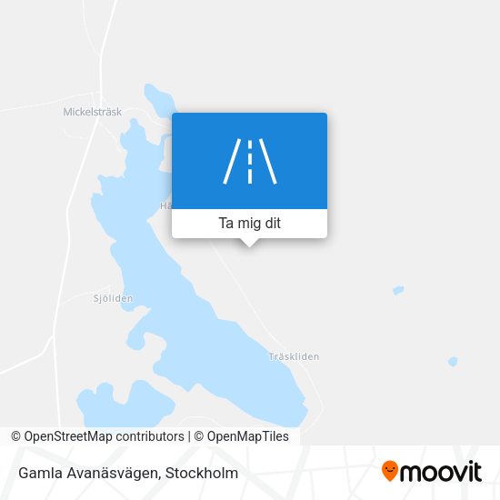 Gamla Avanäsvägen karta