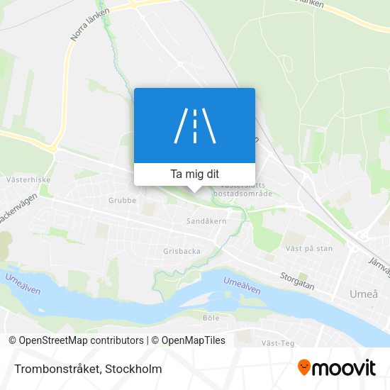 Trombonstråket karta
