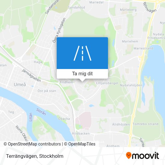 Terrängvägen karta