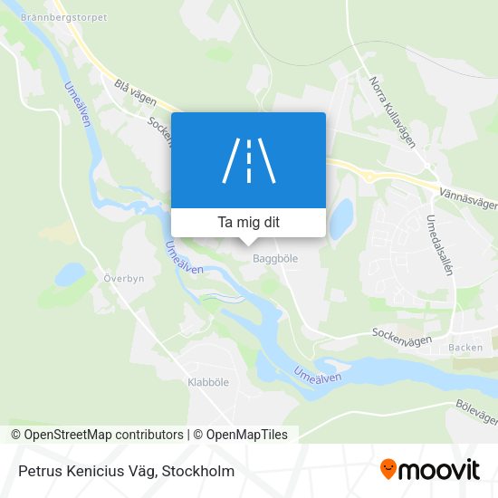 Petrus Kenicius Väg karta