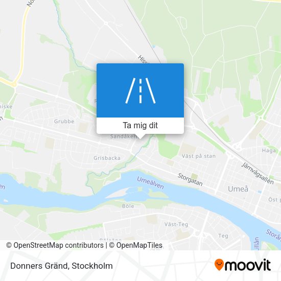 Donners Gränd karta