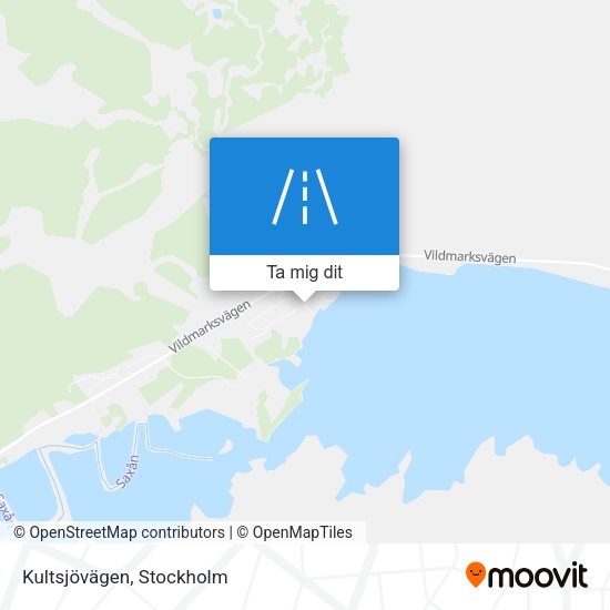 Kultsjövägen karta