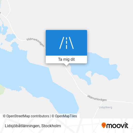 Lidsjöbåtlänningen karta