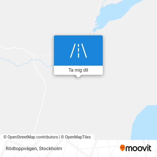 Rödtoppvägen karta