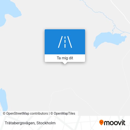 Trätabergsvägen karta
