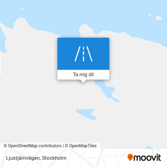 Ljustjärnvägen karta