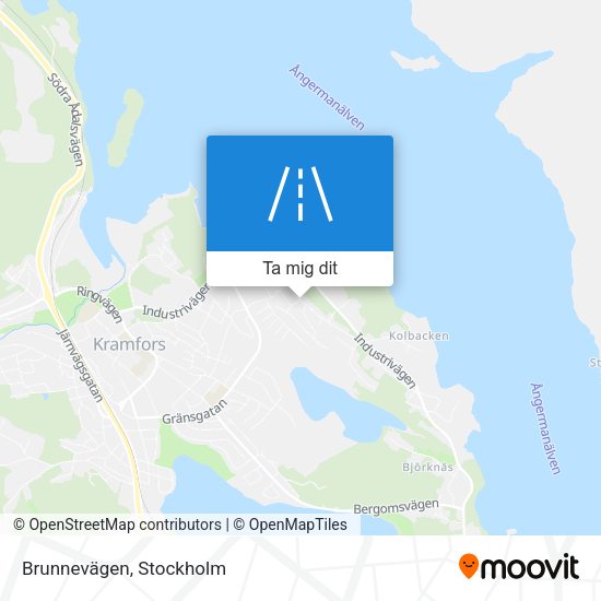 Brunnevägen karta