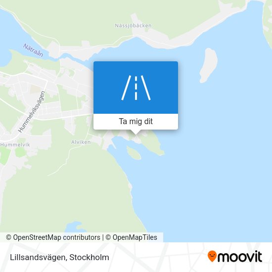 Lillsandsvägen karta