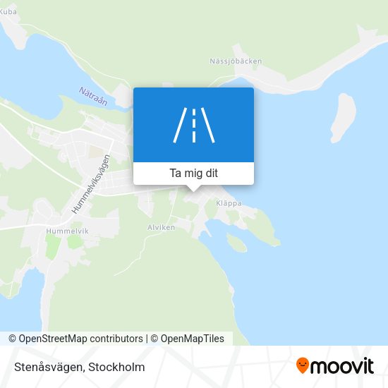Stenåsvägen karta
