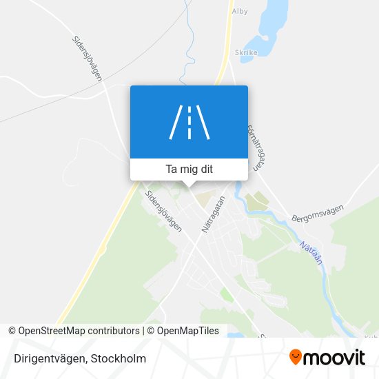 Dirigentvägen karta