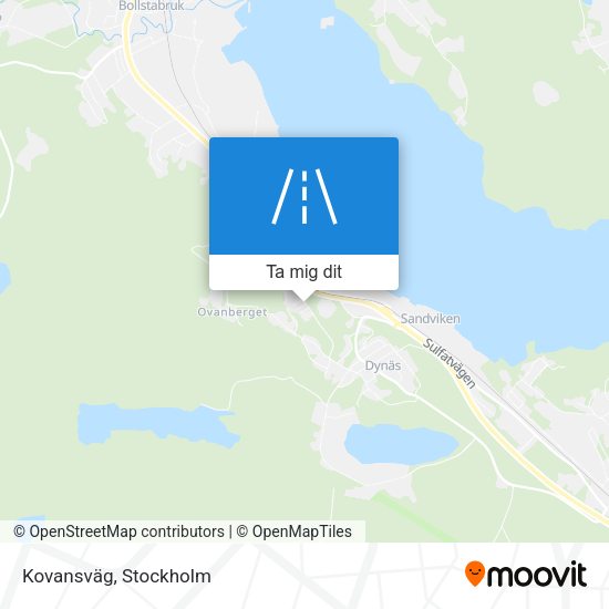 Kovansväg karta