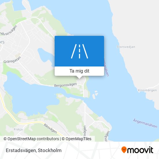 Erstadsvägen karta