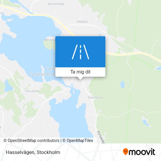 Hasselvägen karta