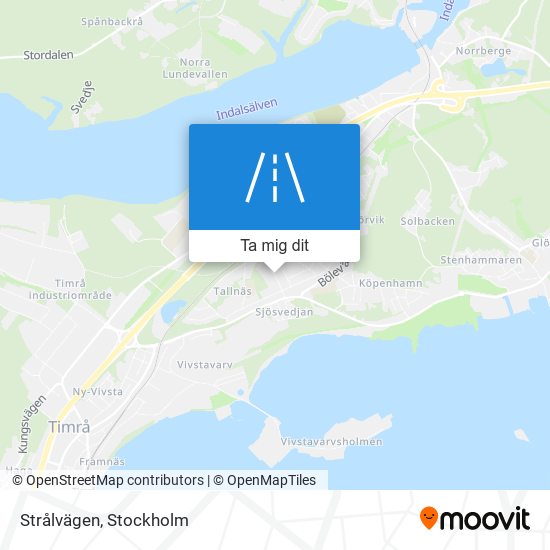 Strålvägen karta