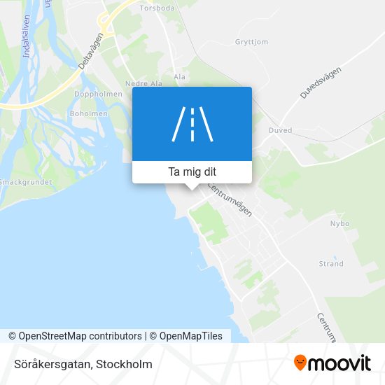 Söråkersgatan karta