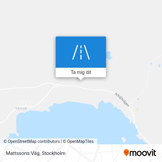 Mattssons Väg karta