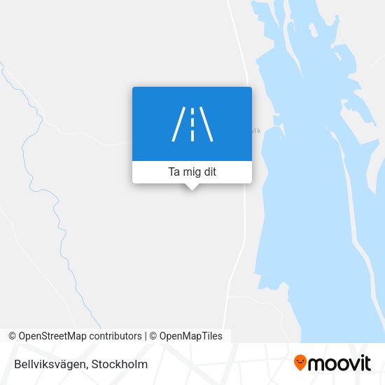 Bellviksvägen karta