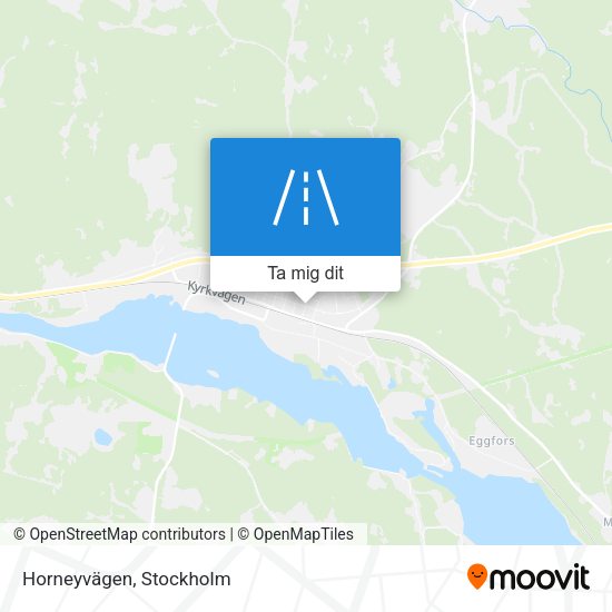 Horneyvägen karta