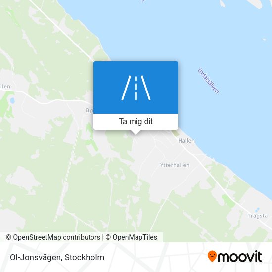 Ol-Jonsvägen karta