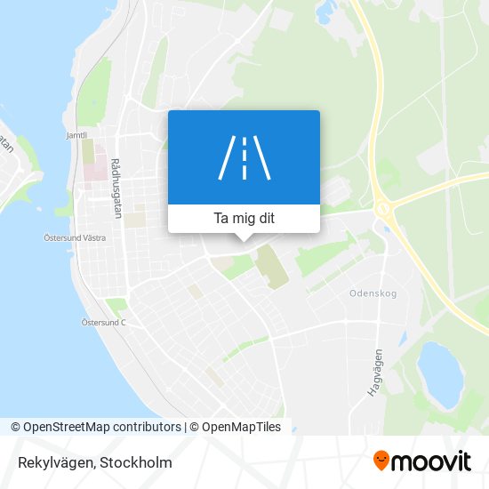 Rekylvägen karta