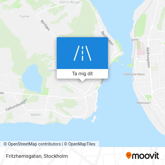 Fritzhemsgatan karta