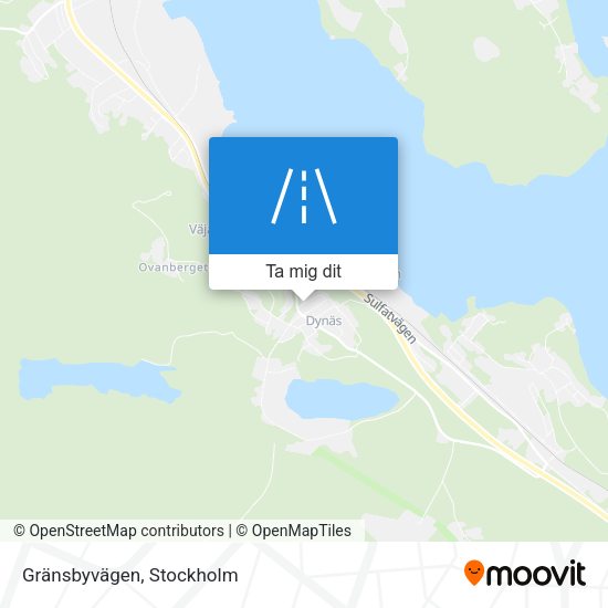 Gränsbyvägen karta