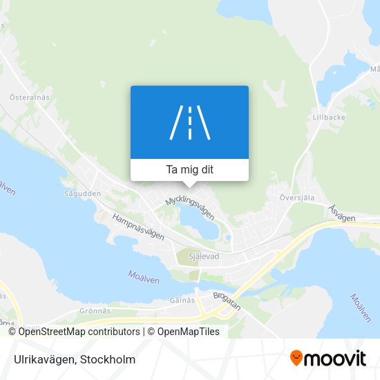 Ulrikavägen karta