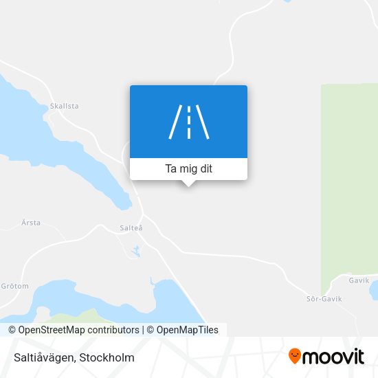 Saltiåvägen karta