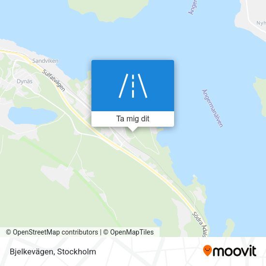 Bjelkevägen karta