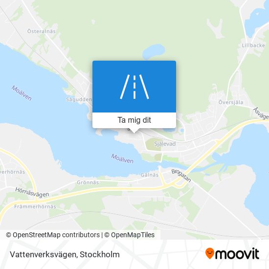 Vattenverksvägen karta